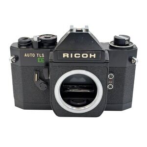 Ricoh Auto TLS EE 35mm SLR Film Camera Body Black M42 Mount Vintage 0711417